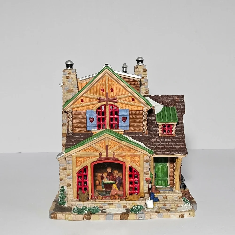 Lemax Signature Collection Cozy Cabin Lighted Building Michaels Exclusive 2010